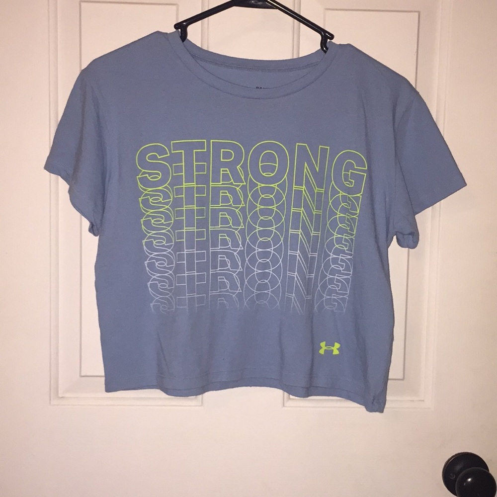 Youth L Under Armour tee